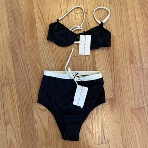 NWT!  Solid & Striped Chic Bikini XS